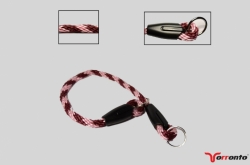 Pletený lanový obojek Torronto Růžovo Ostružinový 6mm
