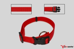 Obojek Torronto nylon Sun Červená small